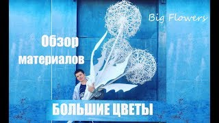 Гигантские Цветы. Из Чего Делать БОЛЬШИЕ ЦВЕТЫ. BIG FLOWERS.