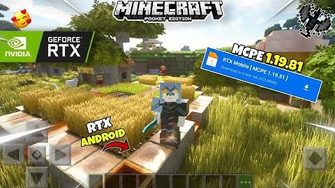 New RTX Shader For Minecraft Pe 1.19.80/1.20😍|Rtx Shader For Mcpe 1.19||Shaders For Minecraft 1.19||