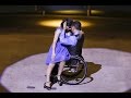 Cadi and Vince perform wheelchair rumba at the Spinal Chord Gala