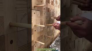 This Pneumatic Dowel Tool Makes Wood Assembly Look Easy! #PneumaticTools #Woodworking #DowelJoinery