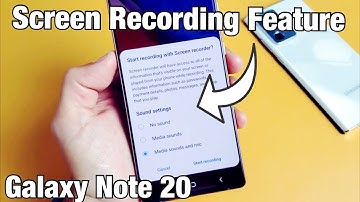 Galaxy Note 20: How to Use Screen Recorder + Tips (Using Mic, Selfie Video, etc)
