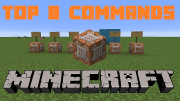 minecraft top 8 commands 1.8
