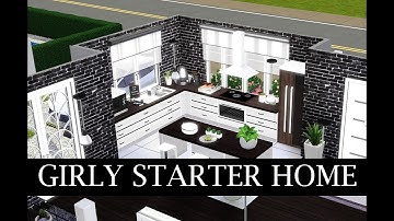 SIMS 3 SPEED BUILD // Girly starter home