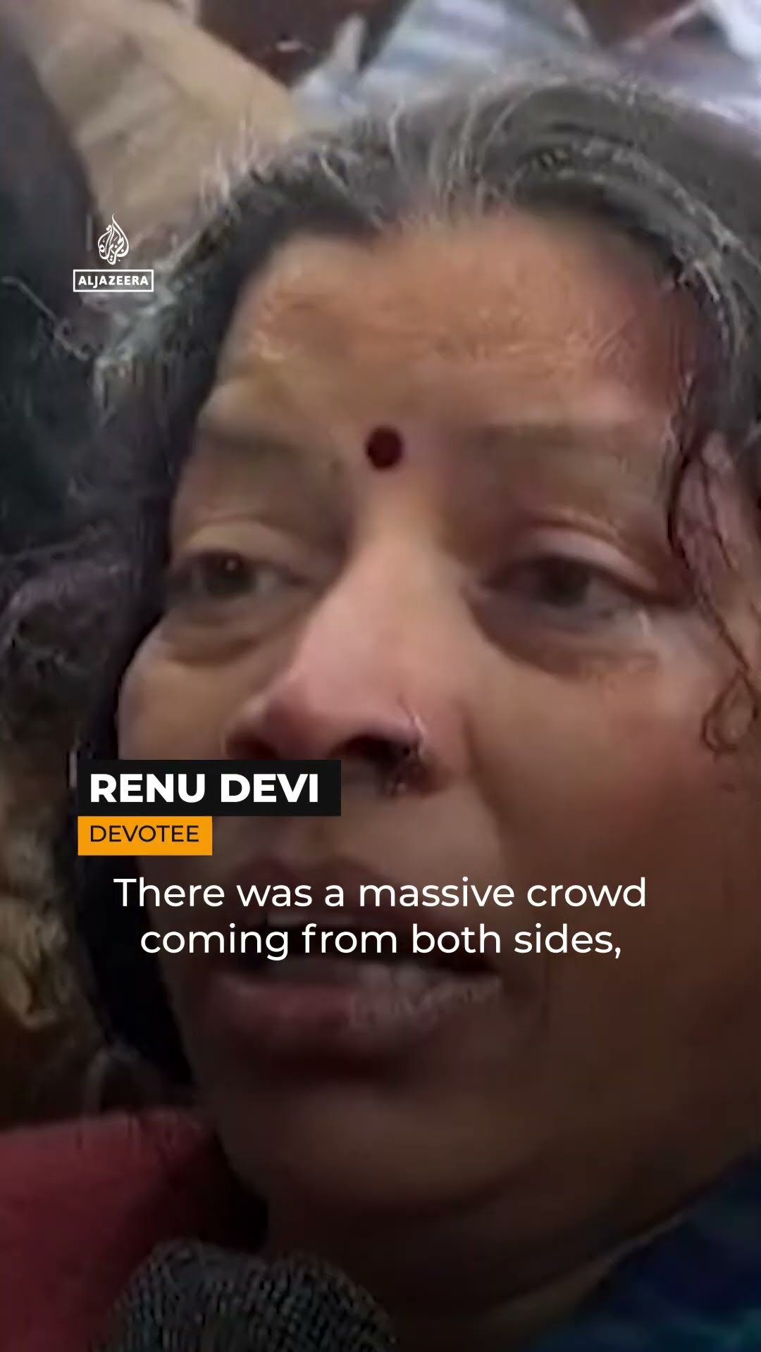 Deadly crush at India’s Mahakumbh religious festival | AJ #shorts