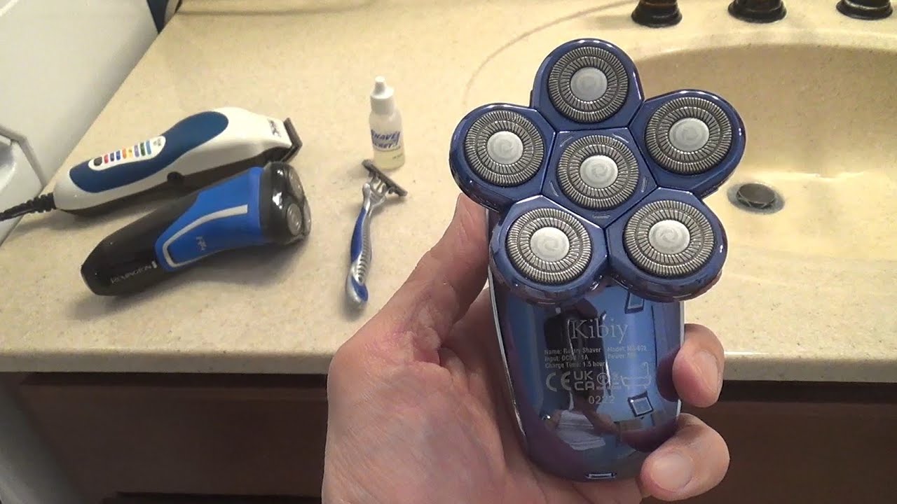 KIBIY 7 HEAD ROTARY SHAVER FOR MEN CORDLESS ELECTRIC WATERPROOF RAZOR