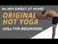Pureyogatv 60min original hot yoga bikram yoga class live