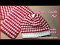 Hounds Tooth Hat Crochet Pattern