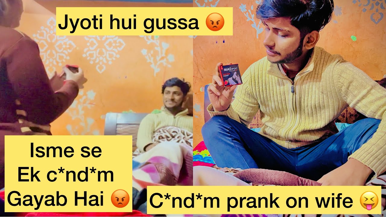 BEST C*ND*M PRANK on WIFE EVER | WHAT HAPPENED NEXT | couple Pranks