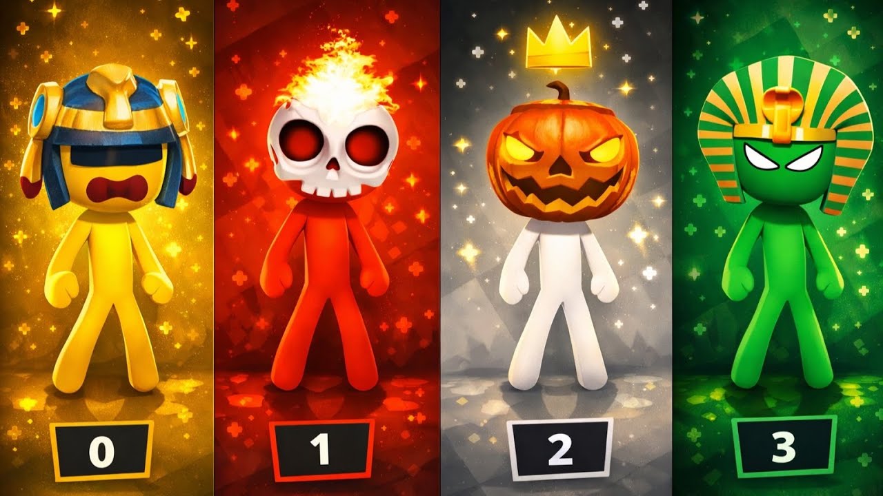 Stickman Party - Tournament Mode 1234 Player Random Gameplay Walkthrough Part 107 MiniGames Update