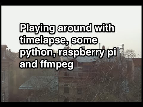 simple timelapse camera using raspberry pi