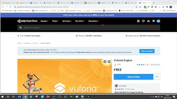 Unity3D + vuforia 2021 01