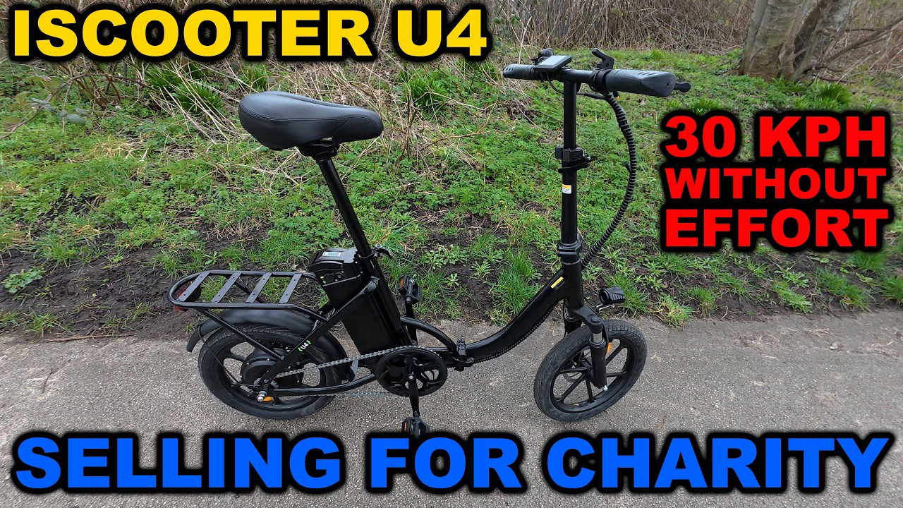 Самокат iScooter U4 | Она довольно тяжелая