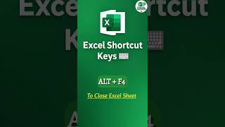 Excel Shortcut Key Alt + F4 | How to Close Excel Quickly #excel #shorts #shortcutkeys