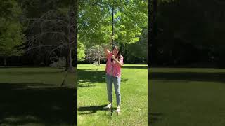 Easy Outdoor String Light Hack for Backyard Parties