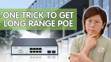 Install IP Camera over 100 Meters with Web Smart PoE Switch