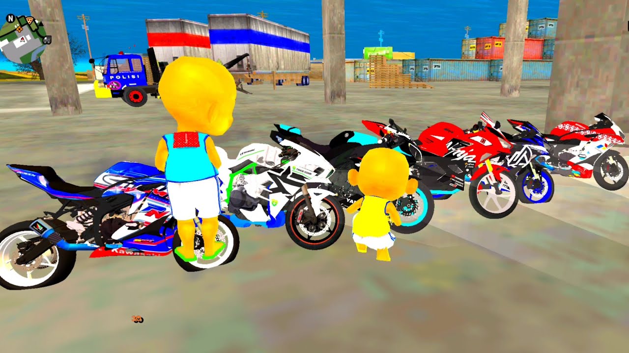 Upin & ipin Coba Semua Motor Sport Truk Fuso hadiah dari Mama 🤣 Dunia Oyya