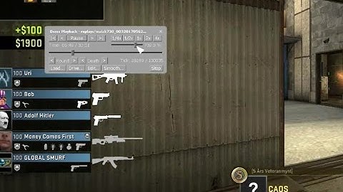 CS:GO playback / replay controls for fast forward, slowmotion etc