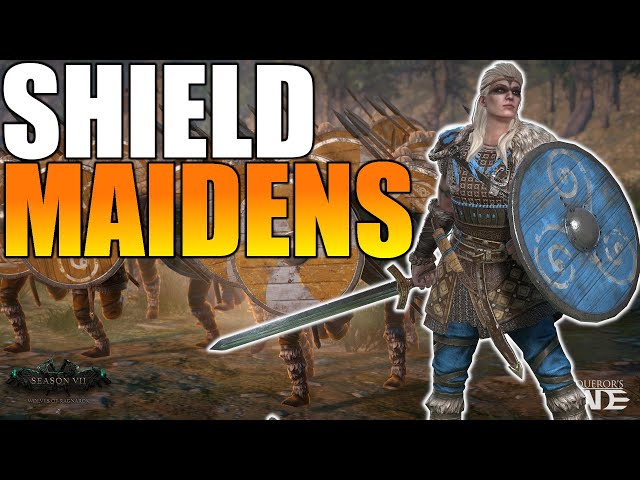 Conqueror's Blade - Unit Overview: Shieldmaidens Představení jednotek  Shieldmaidens., By Conqueror's Blade CZ/SK