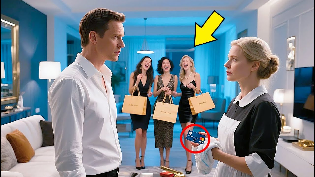Deutscher Millionär gab vier Frauen unbegrenzte Karten… doch die Putzfrau schockierte ihn