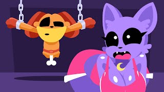 Dogday Death Cutscene Vs Catnap Girl Poppy Playtime Chapter 3 Animation