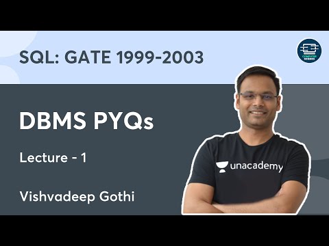 DBMS PYQs | L1 | SQL: GATE 1999-2003 | Vishvadeep Gothi