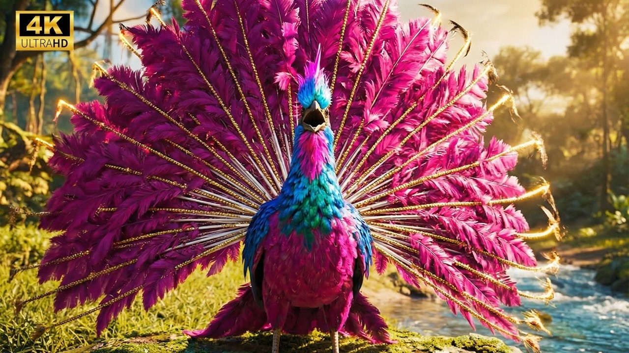 Nature's Masterpieces Top 100 Most Beautiful & Rare Birds  4K ASMR