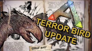 ARK SURVIVAL EVOLVED UPDATE NEWS - Terror Birds + Grappling Hooks!