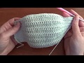 DIY Маска для лица крючком (медицинская) !(вяжу левой рукой)  Face mask crochet!