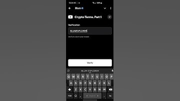 Crypto terms. Part 1 #blum +250BP blum code
