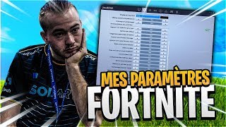 MES PARAMETRES SUR FORTNITE BATTLE ROYALE