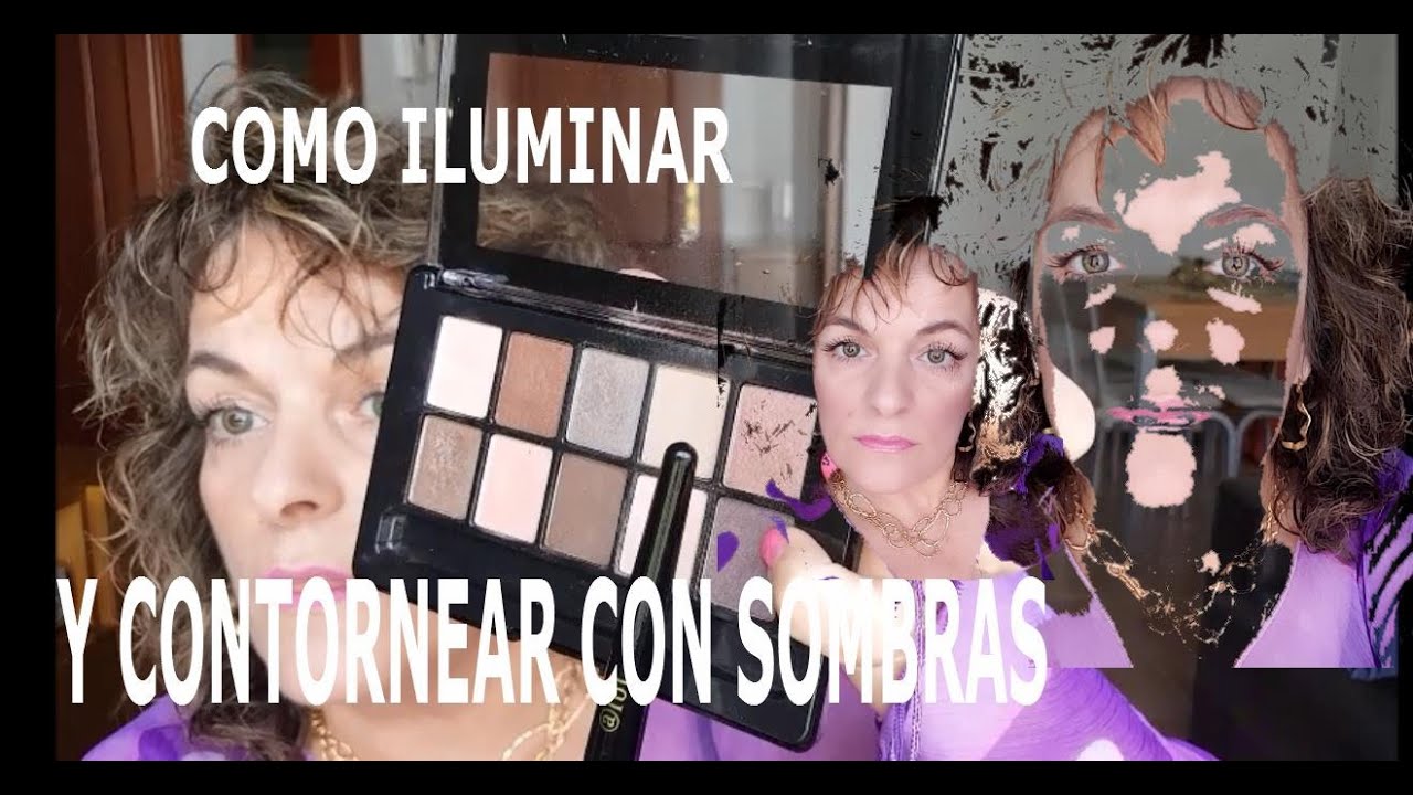 manualidades raudales como iluminar LA CARA con sombras de ojos ,tip