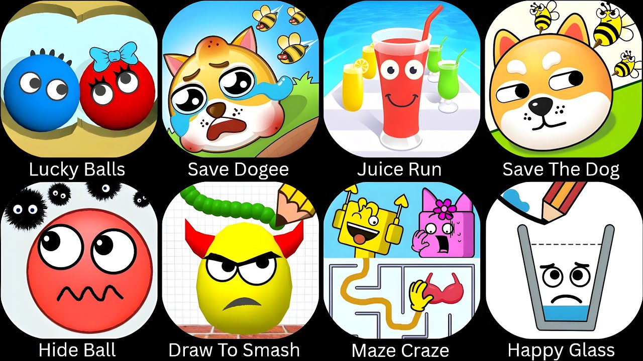 Lucky Balls,Stickman, Maze Craze,Draw to samsh, save me,save the dog,Help Me Tricky Story Gameplay 9