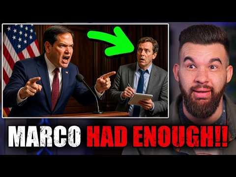 Marco Rubio Gets FED UP & Dismantles Cocky Reporter's Entire Reality