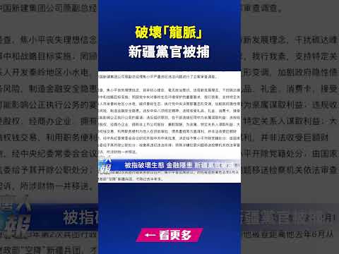 破坏“龙脉” 新疆党官被捕