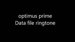 Optimus prime ringtone