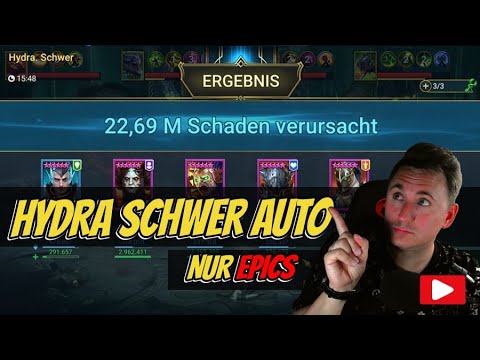 RAID Shadow Legends Hydra Schwer Auto Team | Nur EPICS | F2P Guide