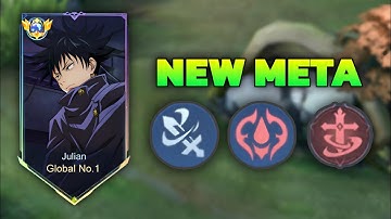 TOP 1 GLOBAL JULIAN BEST EMBLEM 2024 | JULIAN BEST BUILD 2024  (must try) - Mobile Legends