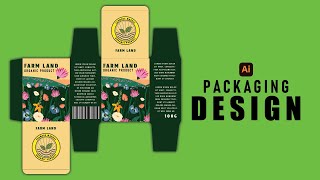 Packaging Design in Adobe Illustrator/How to create a Product Packaging Design/adobe illustrator