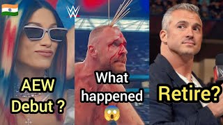 Sasha banks Spotted IN AEW | Shane McMahon Retirement ? What Happened To Jon molxey |