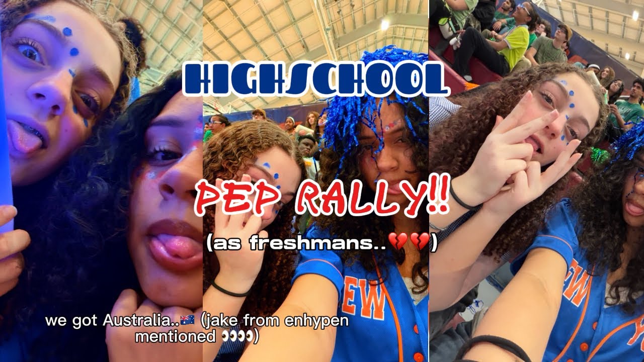 2nd Highschool Pep Rally as freshmans!! (chaotic 👀👀) - YouTube