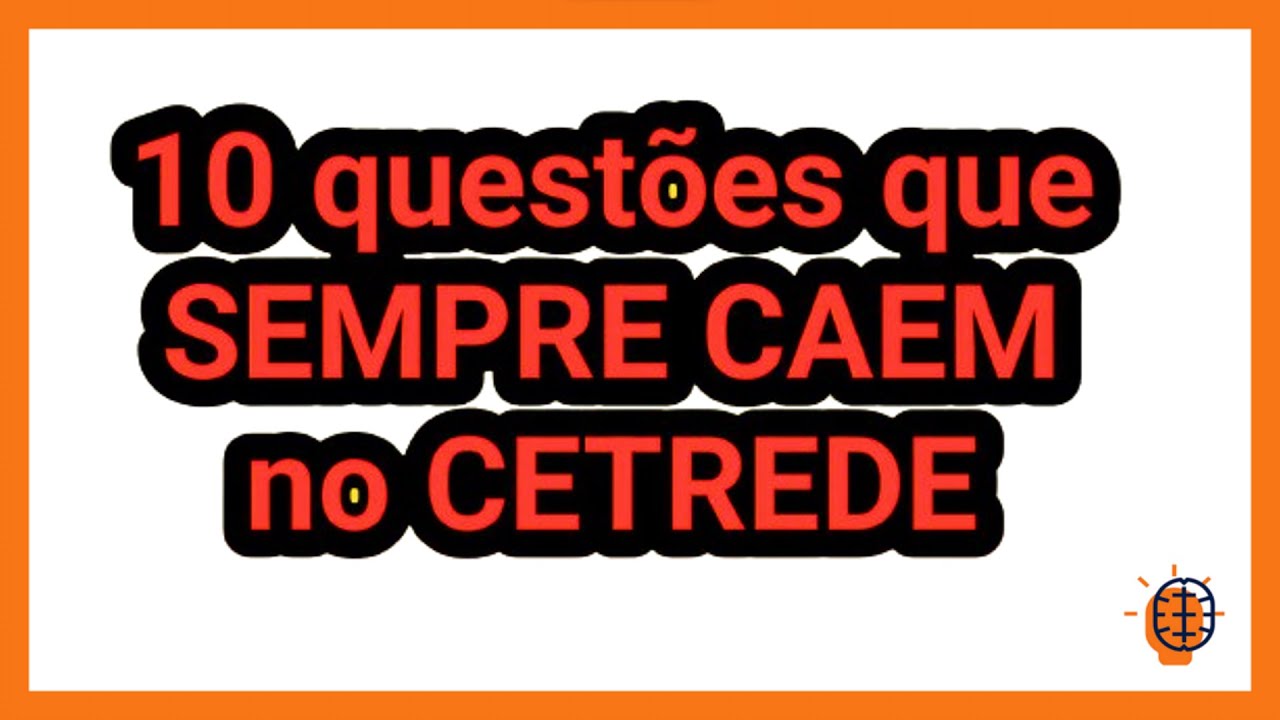 10 QUESTÕES de MATEMÁTICA que VÃO CAIR no seu CONCURSO - Banca Cetrede - Prefeitura de Caucaia