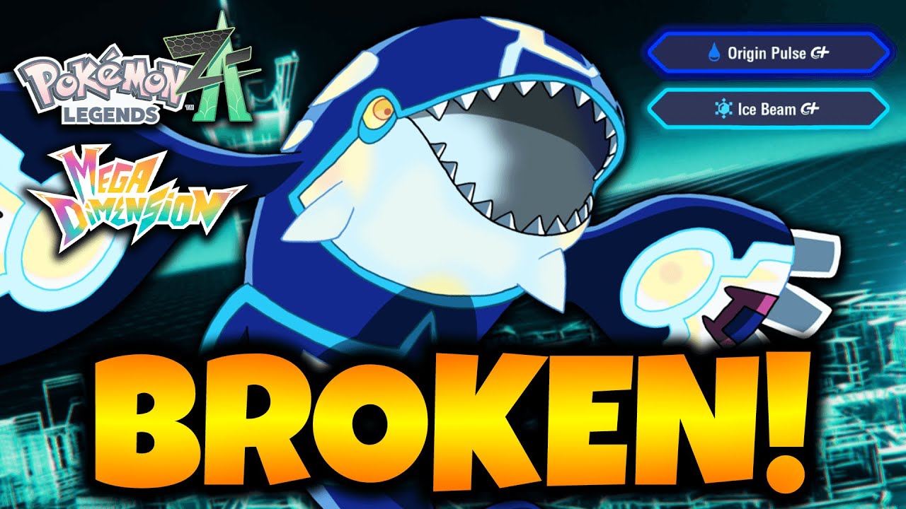 Первобытный Кайогре невероятно силён в рейтинговых боях Pokémon Legends Z-A.