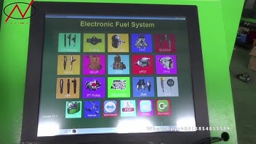 NANTAI NTS300 common rail injector test bench operating video with QR function