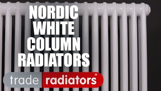 Nordic White Column Radiators - Trade Radiators