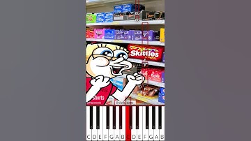 Skittles Meme | Animation Meme (@dude.dans_) - Octave Piano Tutorial