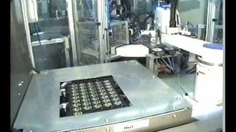 Scara Robot Picks & Places Automotive Electronic Component