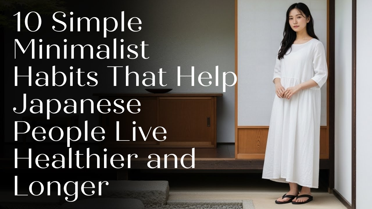 10 Simple Minimalist Habits That Help Japanese People Live Healthier and Longer