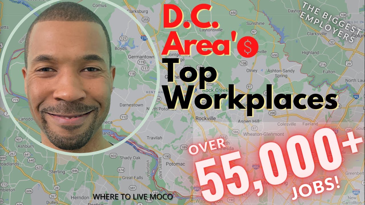 Top 5 Best Places To Work Near DC | Where To Live in the DC Suburbs