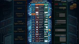 COMPLETE GUIDE: EVERY HTML FORM TAG &amp; INPUT TYPE
