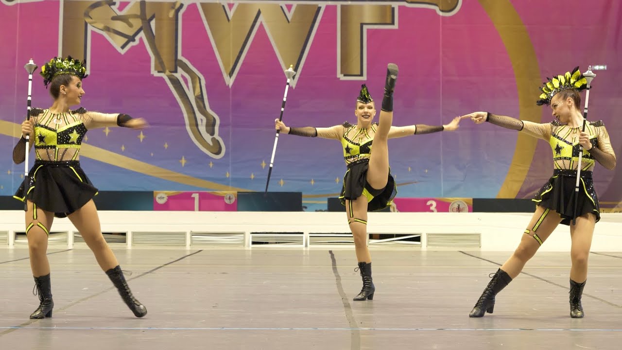 *Majorettes Debrecen* - mace trio  - XX European Majorette Championship - Monza 2025